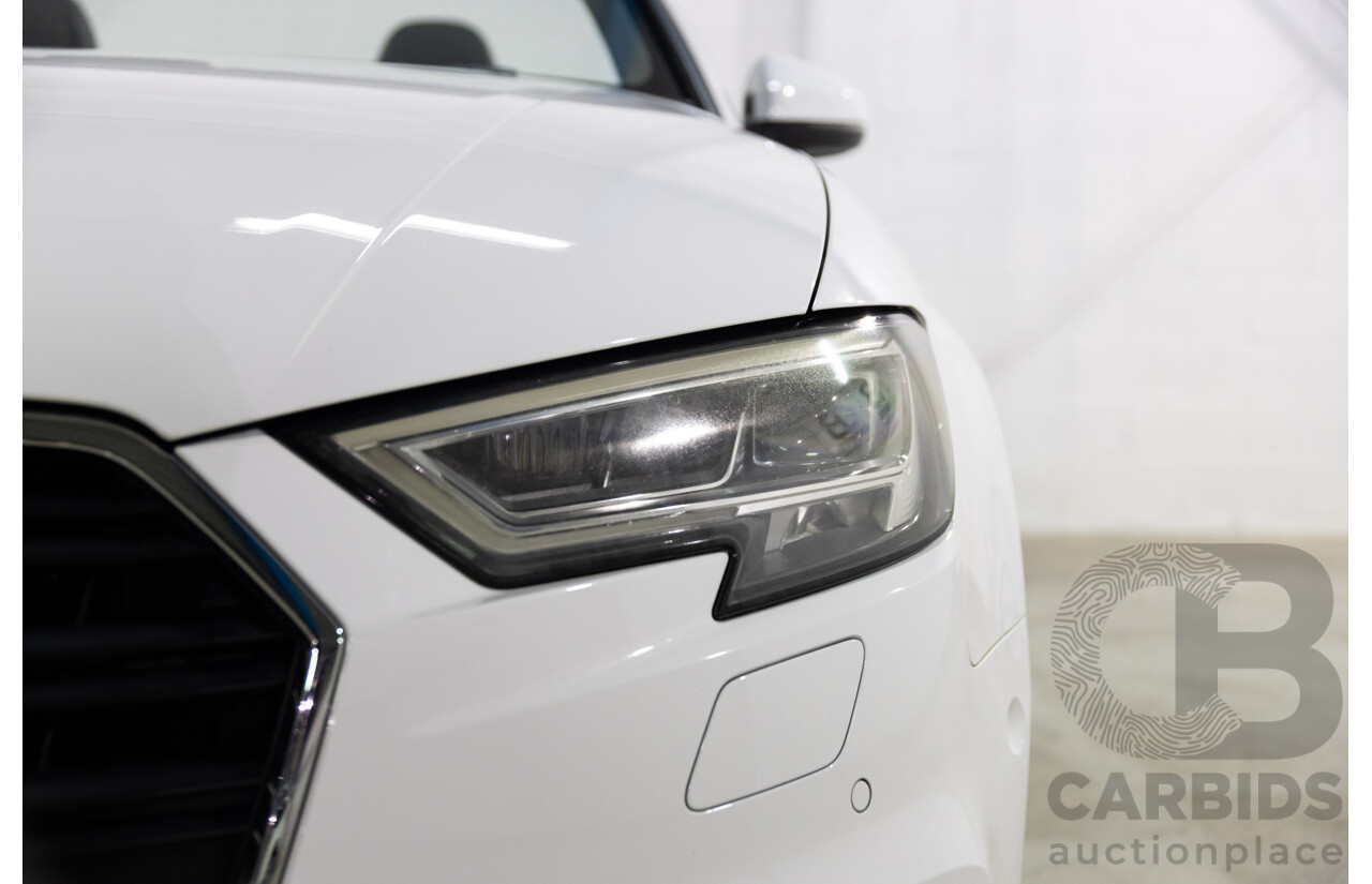 01/2017 Audi A3 1.4 TFSI S-Tronic (FWD) 8V MY17 2d Cabriolet Ibis White Turbo 1.4L
