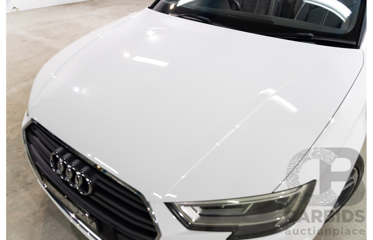 01/2017 Audi A3 1.4 TFSI S-Tronic (FWD) 8V MY17 2d Cabriolet Ibis White Turbo 1.4L