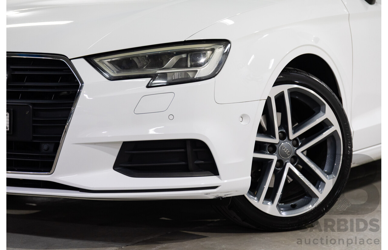 01/2017 Audi A3 1.4 TFSI S-Tronic (FWD) 8V MY17 2d Cabriolet Ibis White Turbo 1.4L