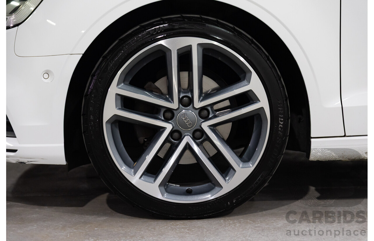 01/2017 Audi A3 1.4 TFSI S-Tronic (FWD) 8V MY17 2d Cabriolet Ibis White Turbo 1.4L