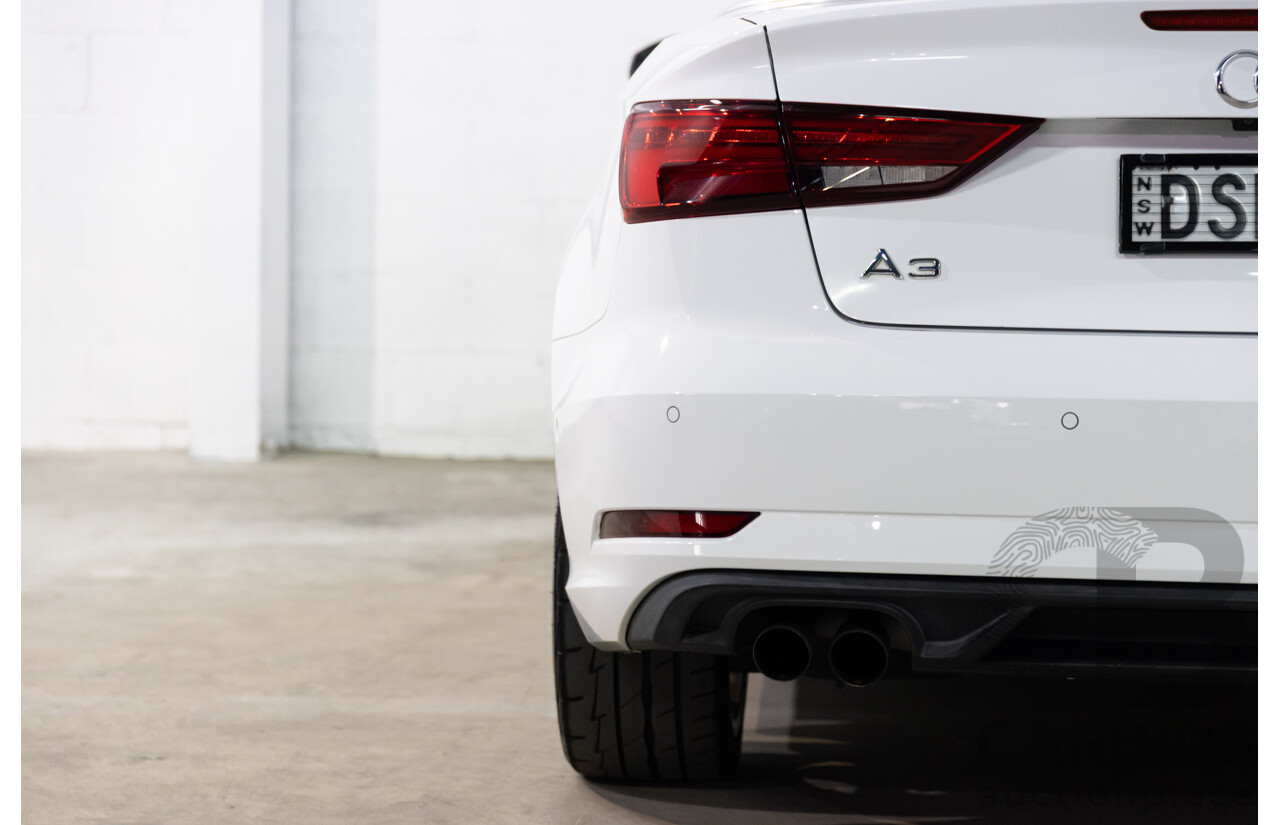 01/2017 Audi A3 1.4 TFSI S-Tronic (FWD) 8V MY17 2d Cabriolet Ibis White Turbo 1.4L