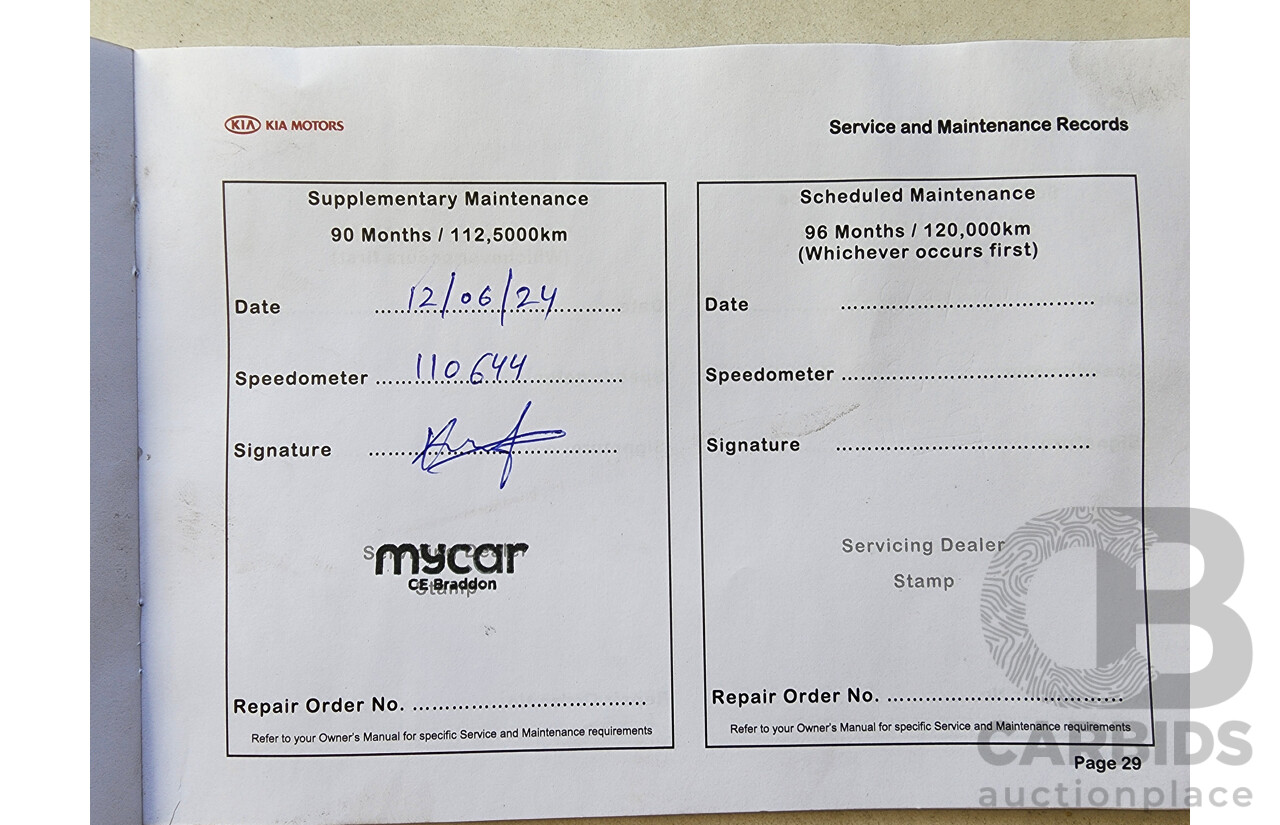 10/2011 Kia RIO S UB 5d Hatchback Blue 1.4L