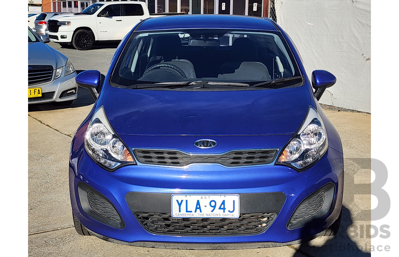10/2011 Kia RIO S UB 5d Hatchback Blue 1.4L
