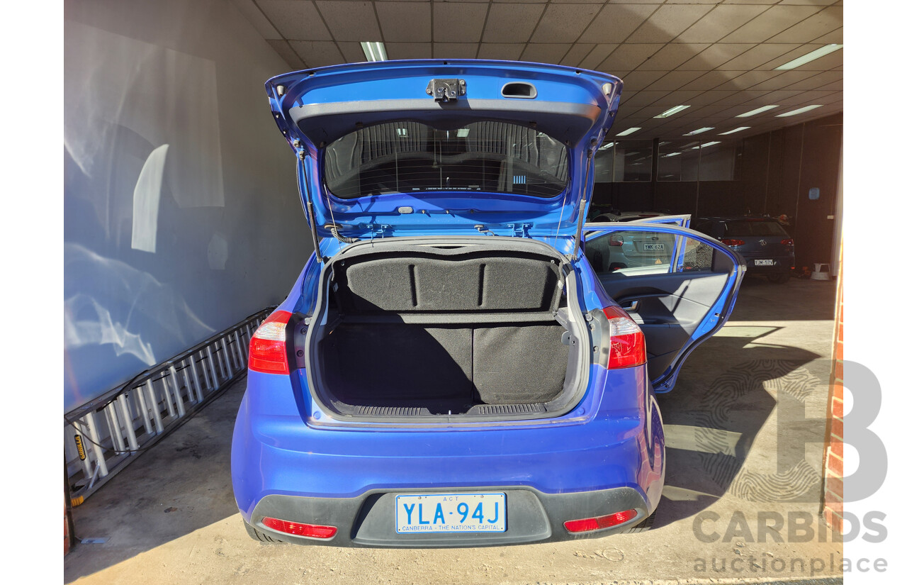 10/2011 Kia RIO S UB 5d Hatchback Blue 1.4L