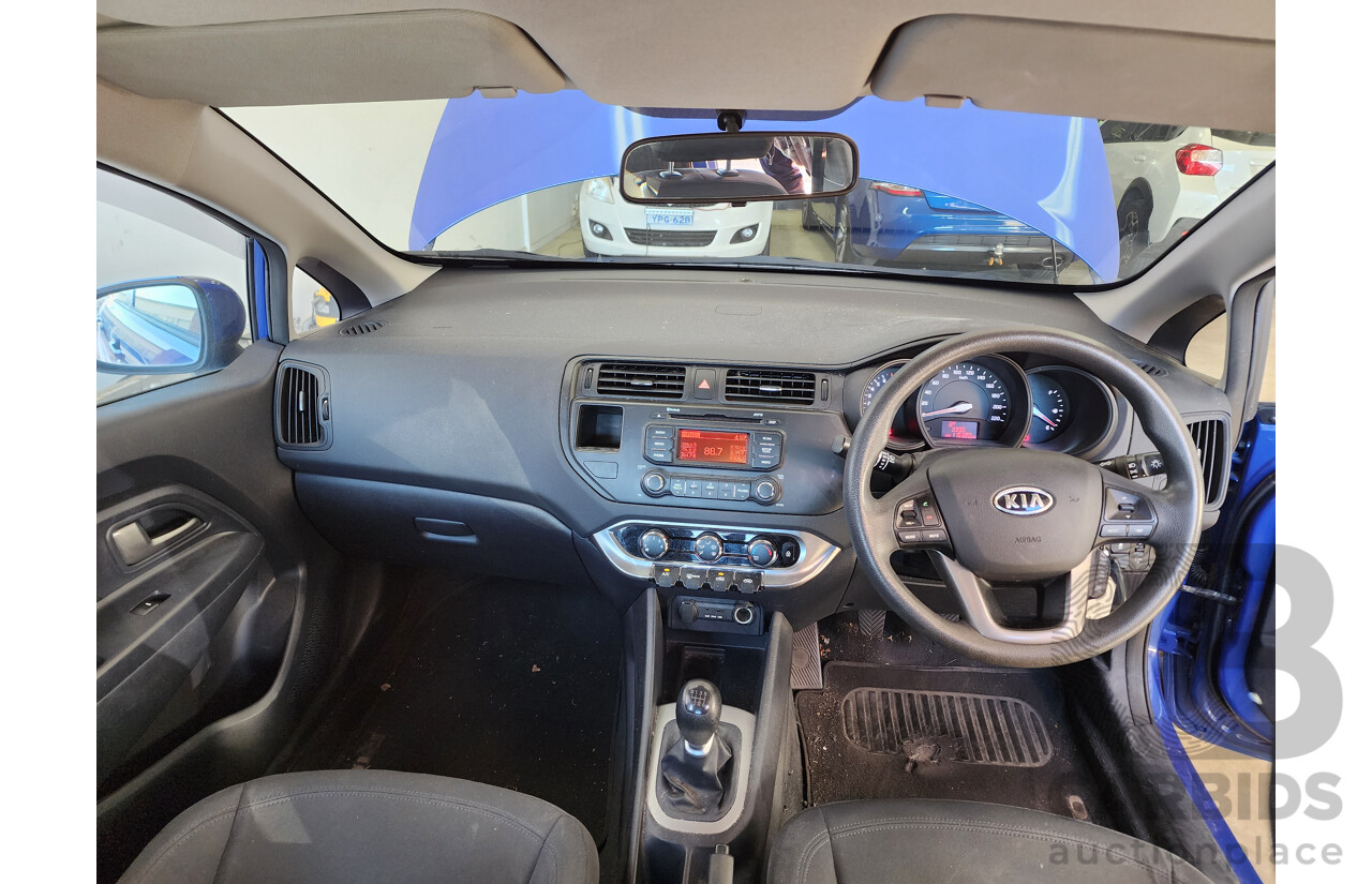 10/2011 Kia RIO S UB 5d Hatchback Blue 1.4L