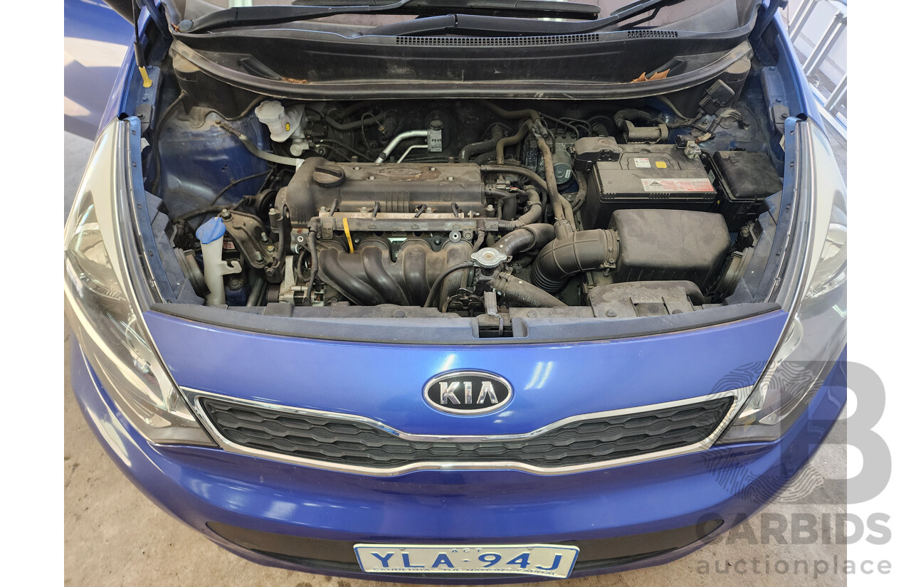 10/2011 Kia RIO S UB 5d Hatchback Blue 1.4L