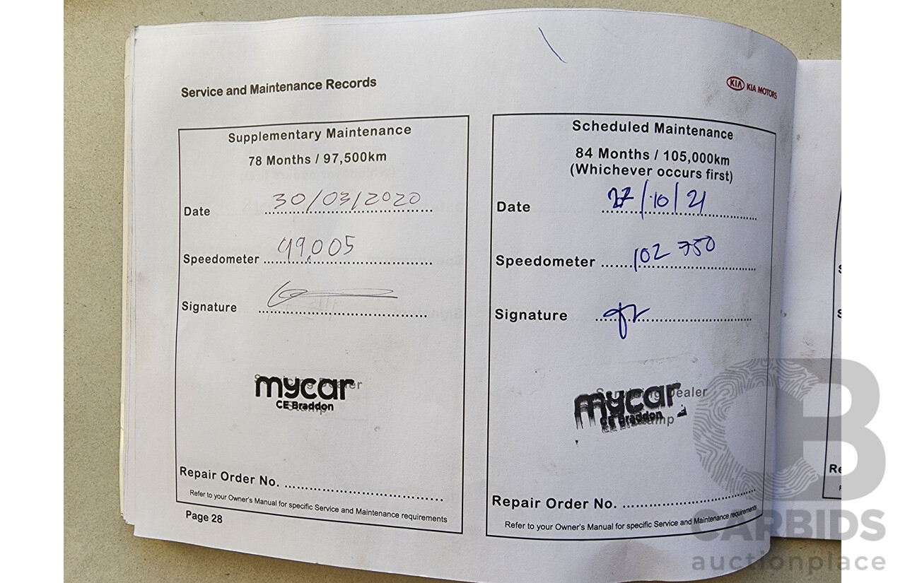 10/2011 Kia RIO S UB 5d Hatchback Blue 1.4L