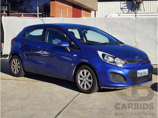 10/2011 Kia RIO S UB 5d Hatchback Blue 1.4L