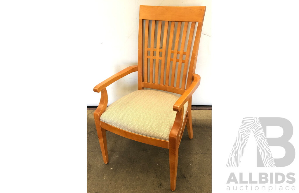 Thomasville Beech Carver Dining Chair