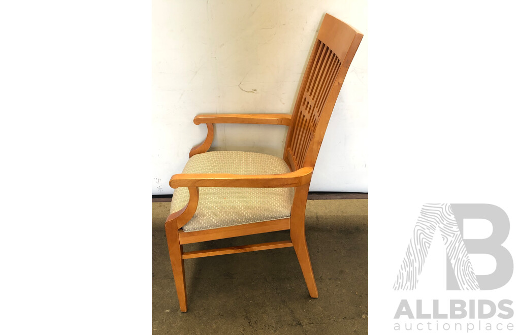 Thomasville Beech Carver Dining Chair