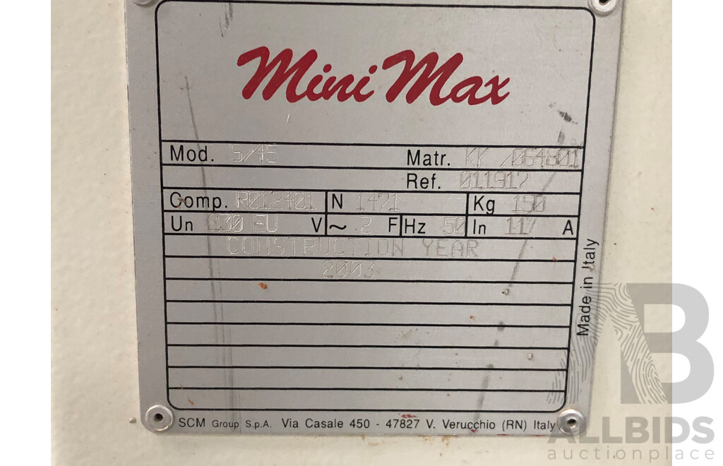 Mini Max S45 Bandsaw