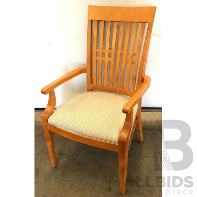 Thomasville Beech Carver Dining Chair