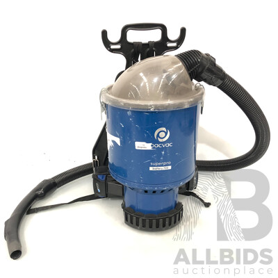 Pacvac Superpro Battery 700 36 Volt Cordless Backpack Vacuum Cleaner