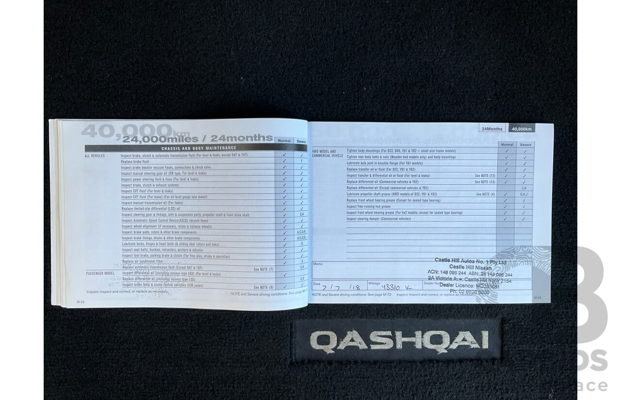 4/2016 Nissan Qashqai TI (4x2) J11 4d Wagon White 2.0L