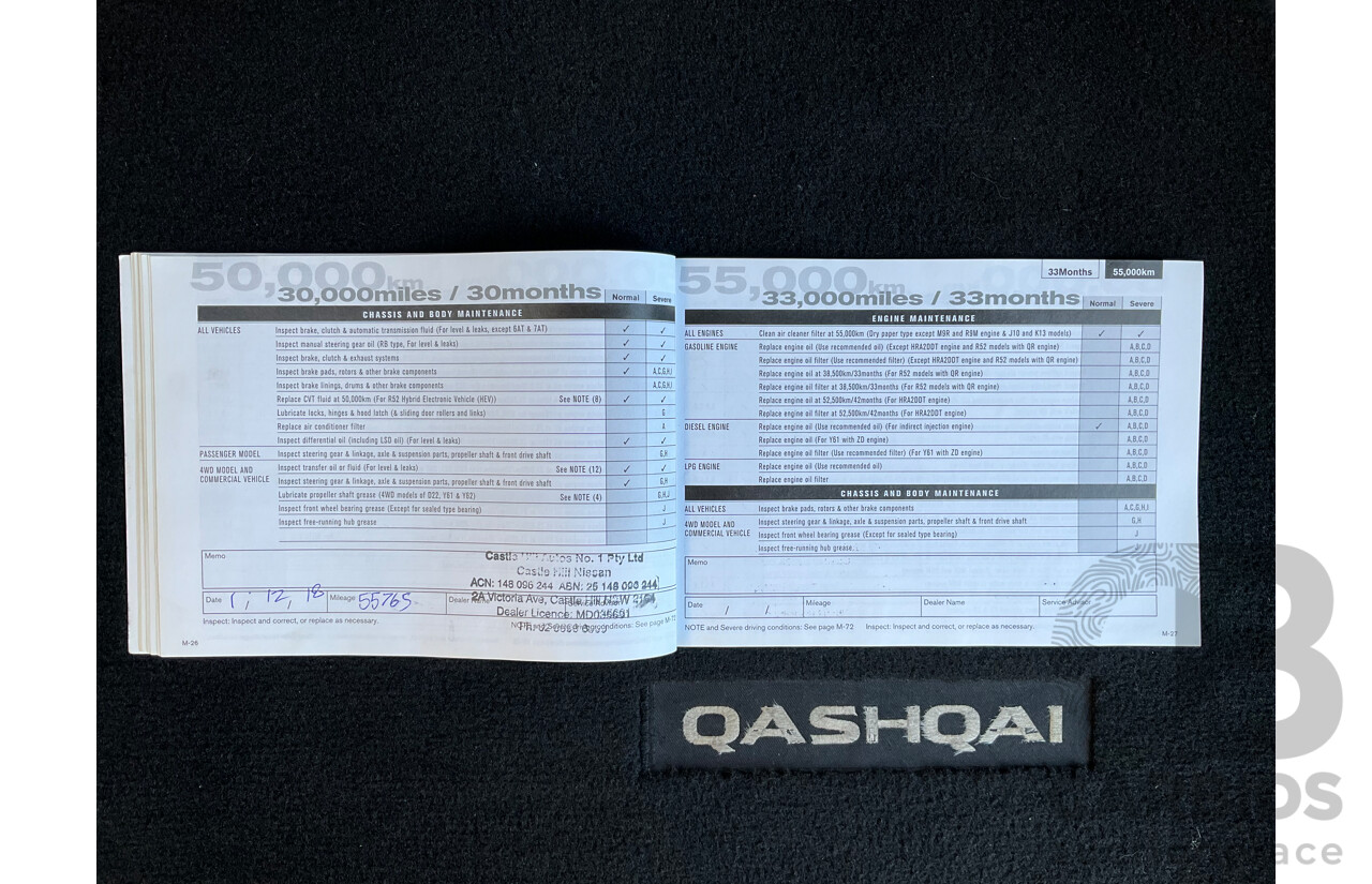 4/2016 Nissan Qashqai TI (4x2) J11 4d Wagon White 2.0L