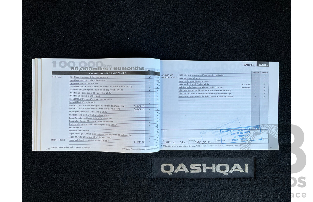 4/2016 Nissan Qashqai TI (4x2) J11 4d Wagon White 2.0L