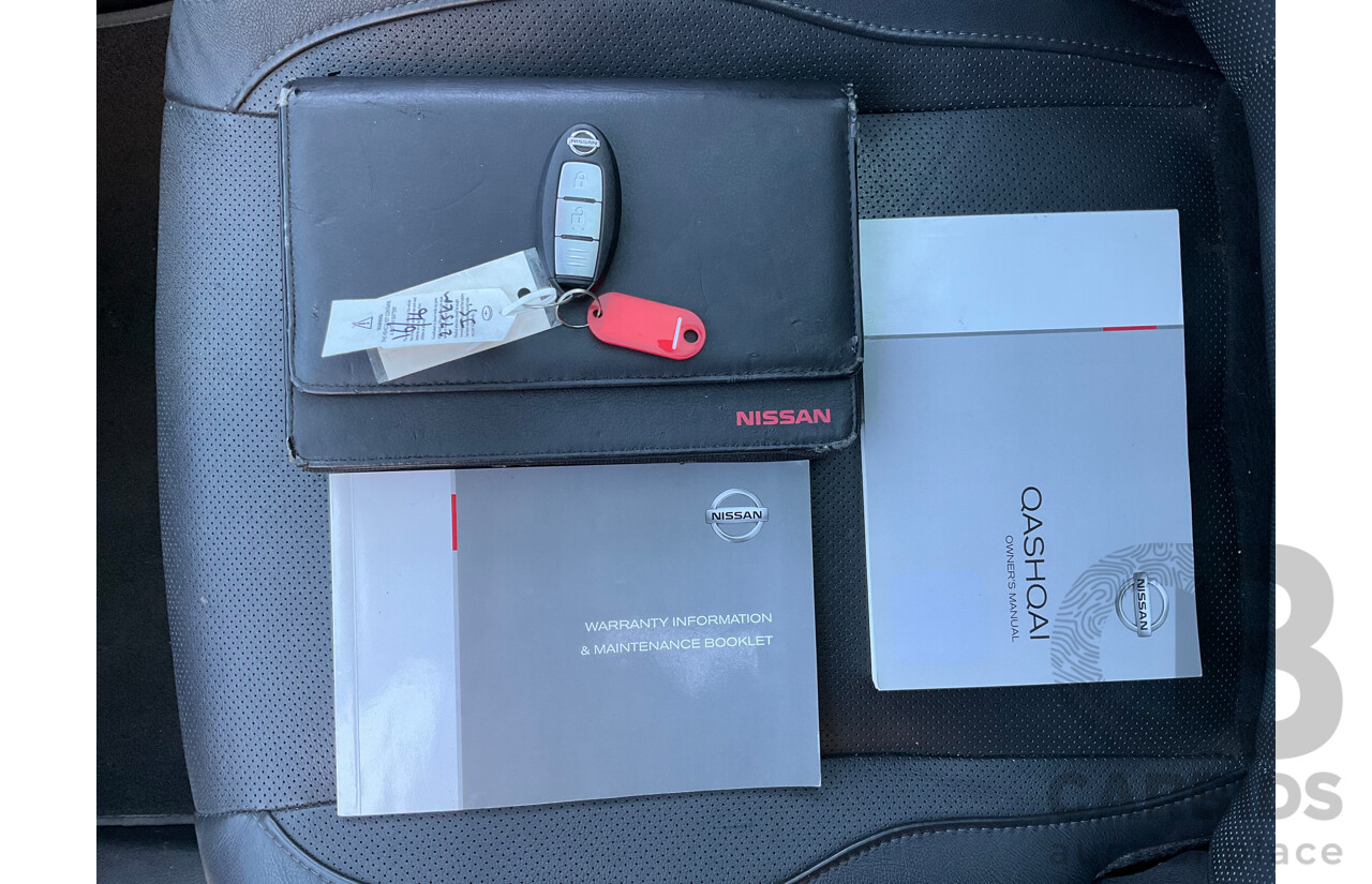 4/2016 Nissan Qashqai TI (4x2) J11 4d Wagon White 2.0L