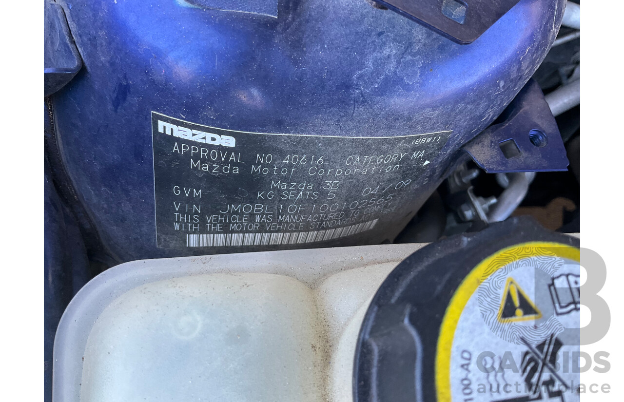 4/2009 Mazda Mazda3 NEO BL 4d Sedan Blue 2.0L