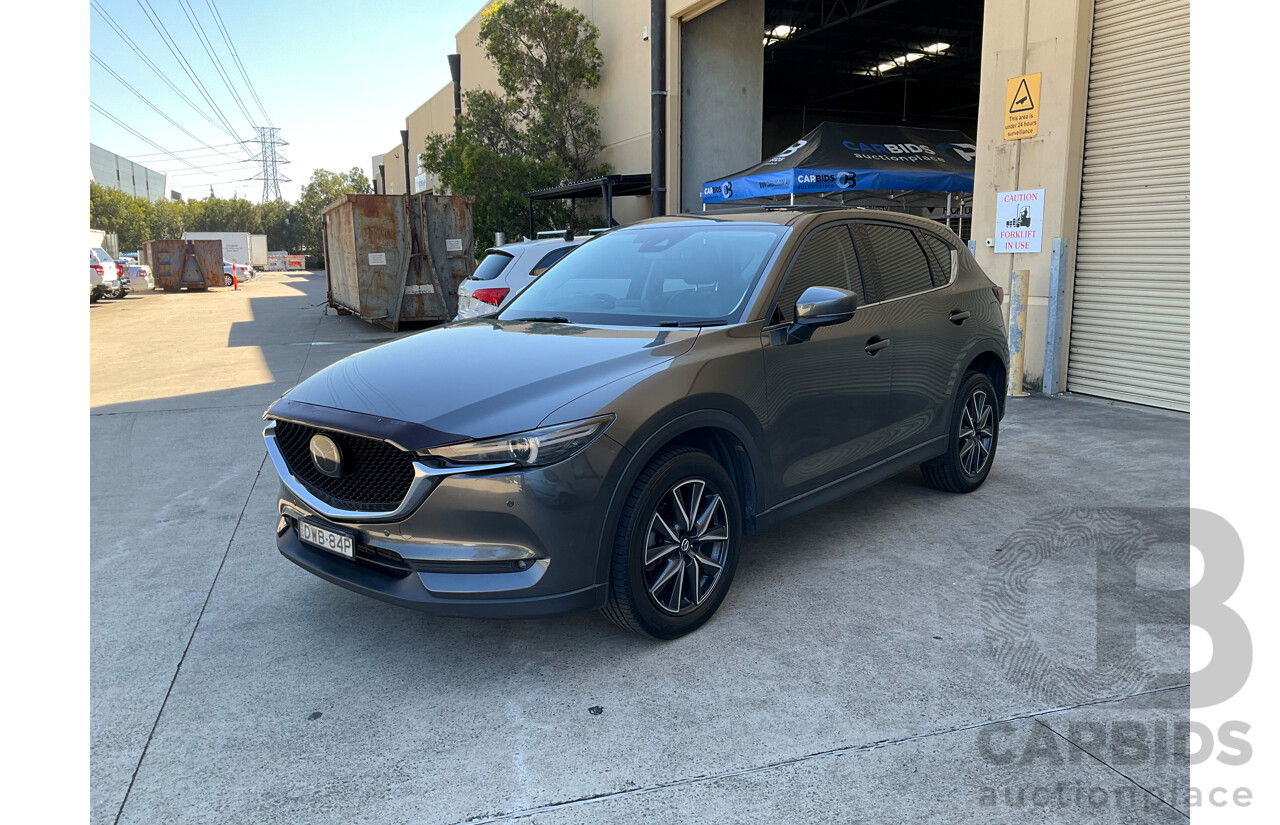 12/2017 Mazda CX-5 Akera (AWD) MY17.5 (KF Series II) 4d Wagon Grey Turbo Diesel 2.2L