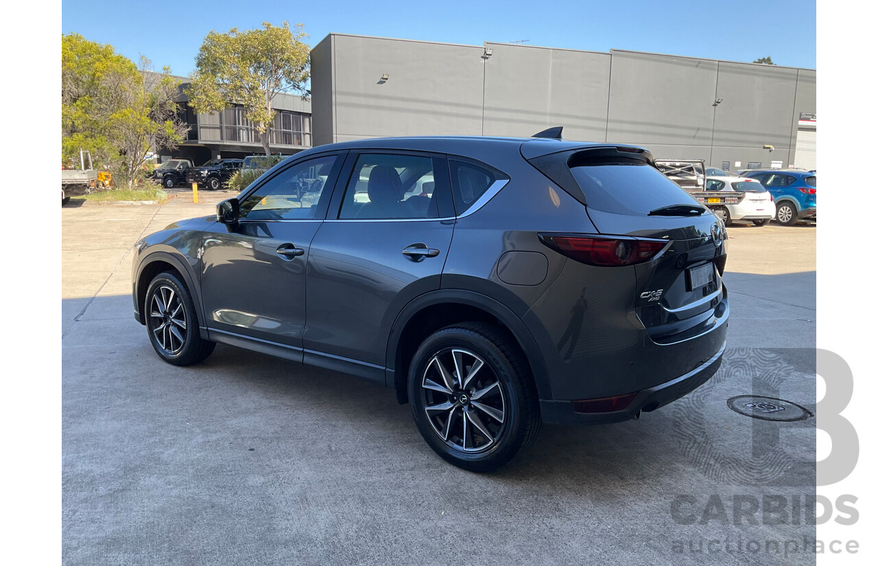 12/2017 Mazda CX-5 Akera (AWD) MY17.5 (KF Series II) 4d Wagon Grey Turbo Diesel 2.2L