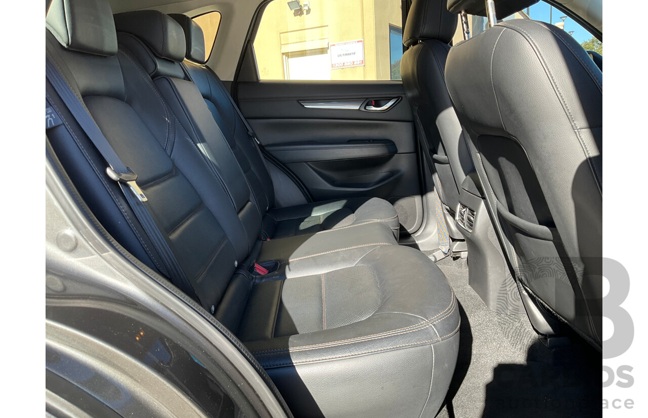 12/2017 Mazda CX-5 Akera (AWD) MY17.5 (KF Series II) 4d Wagon Grey Turbo Diesel 2.2L