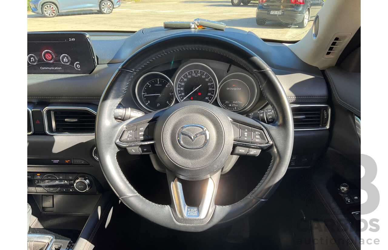 12/2017 Mazda CX-5 Akera (AWD) MY17.5 (KF Series II) 4d Wagon Grey Turbo Diesel 2.2L