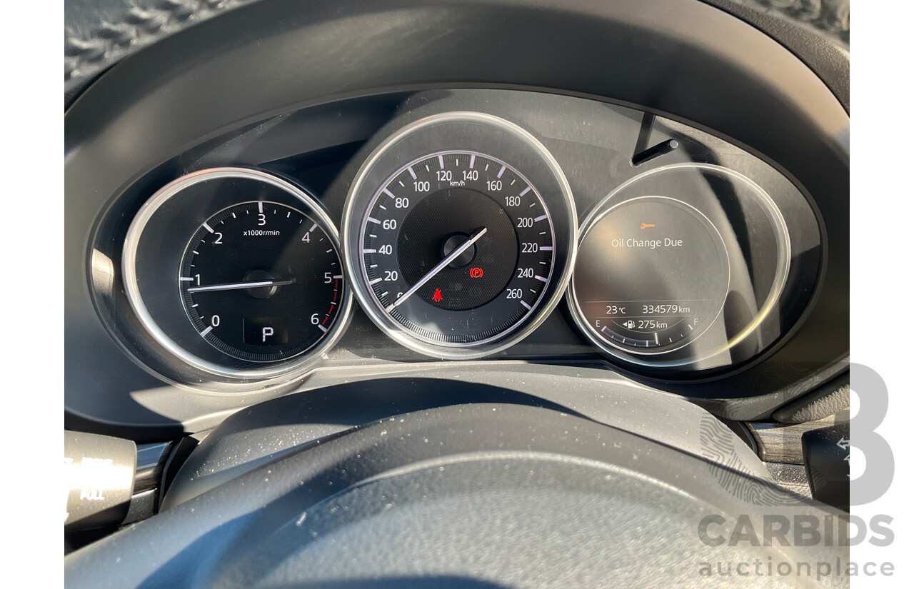 12/2017 Mazda CX-5 Akera (AWD) MY17.5 (KF Series II) 4d Wagon Grey Turbo Diesel 2.2L