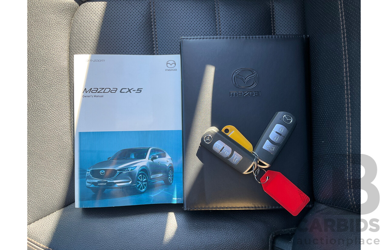 12/2017 Mazda CX-5 Akera (AWD) MY17.5 (KF Series II) 4d Wagon Grey Turbo Diesel 2.2L