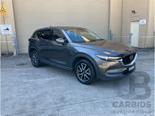 12/2017 Mazda CX-5 Akera (AWD) MY17.5 (KF Series II) 4d Wagon Grey Turbo Diesel 2.2L