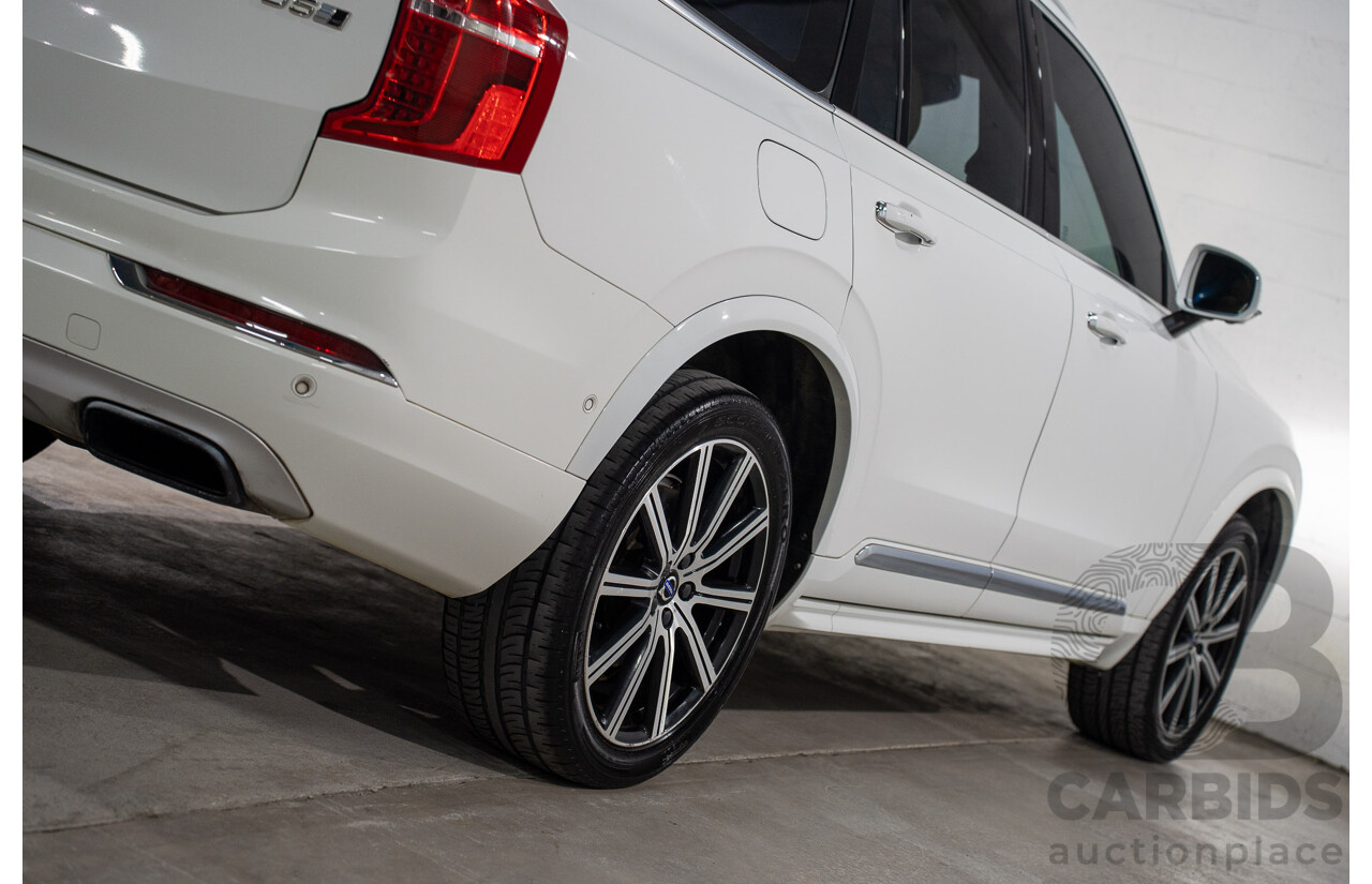 01/2016 Volvo XC90 D5 2.0 Inscription (AWD) 256 MY16 4d Wagon Ice White Turbo Diesel 2.0L