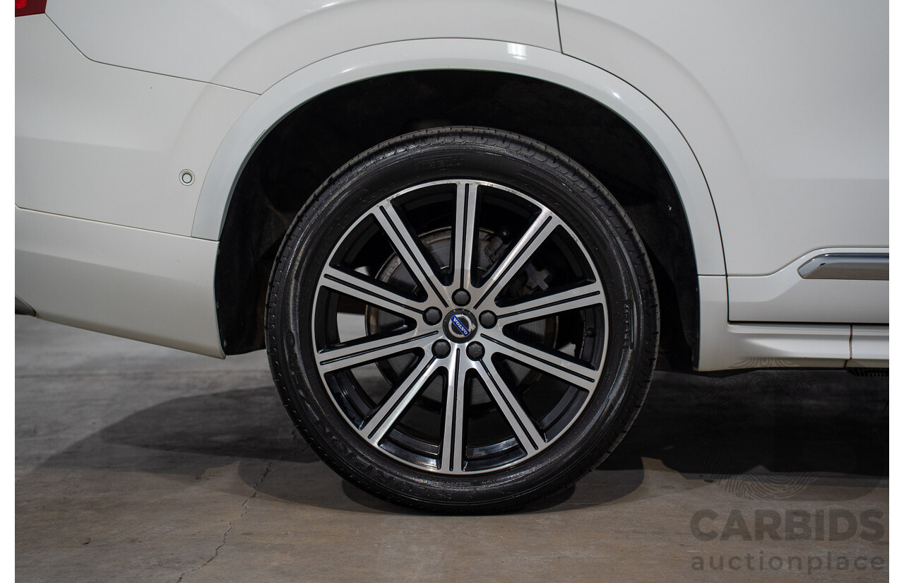 01/2016 Volvo XC90 D5 2.0 Inscription (AWD) 256 MY16 4d Wagon Ice White Turbo Diesel 2.0L