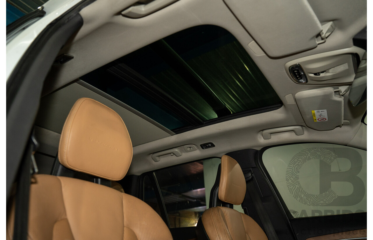 01/2016 Volvo XC90 D5 2.0 Inscription (AWD) 256 MY16 4d Wagon Ice White Turbo Diesel 2.0L