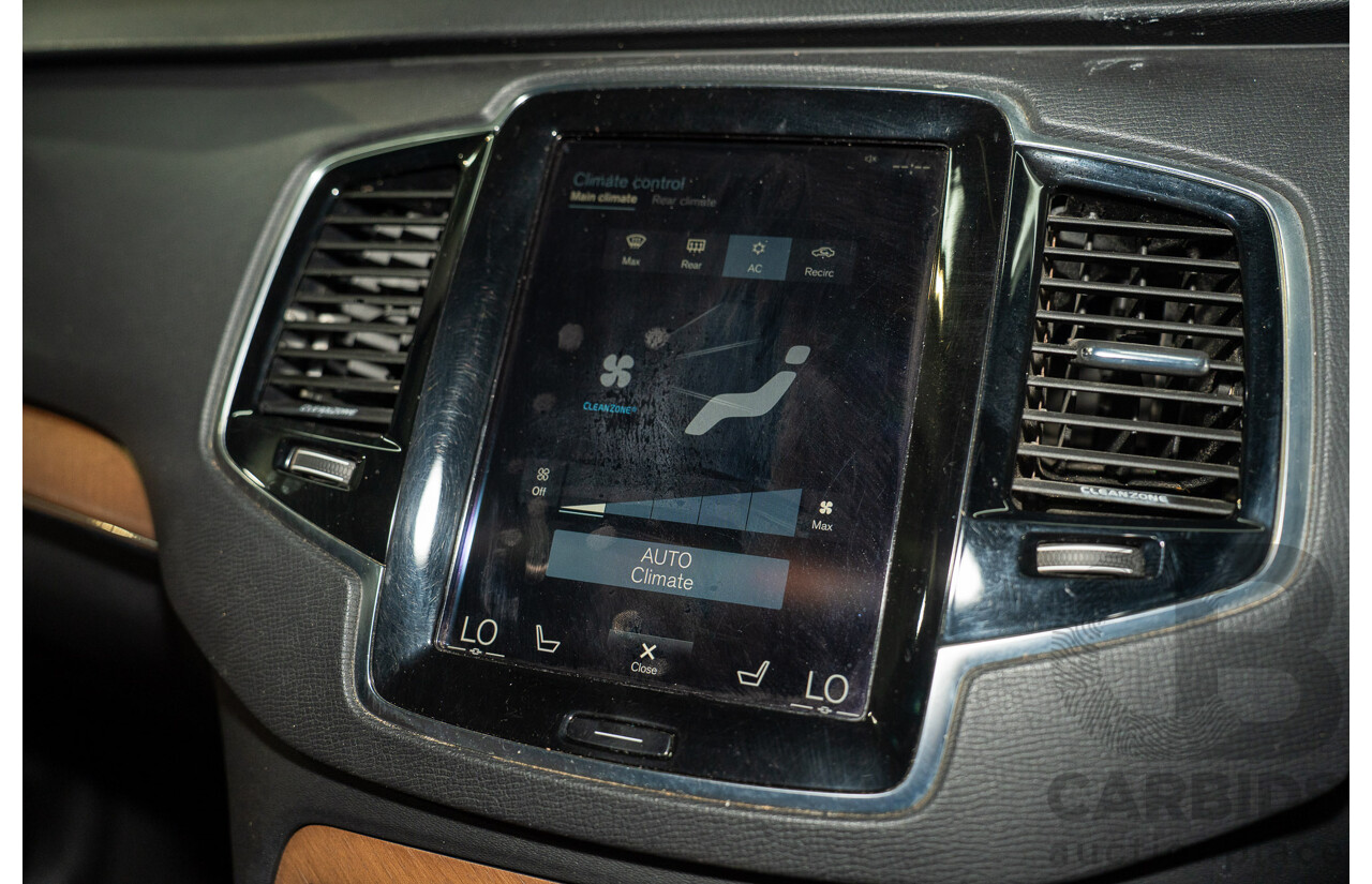 01/2016 Volvo XC90 D5 2.0 Inscription (AWD) 256 MY16 4d Wagon Ice White Turbo Diesel 2.0L