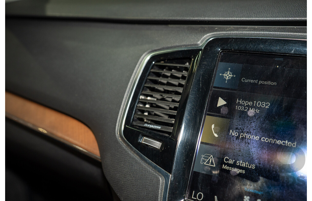 01/2016 Volvo XC90 D5 2.0 Inscription (AWD) 256 MY16 4d Wagon Ice White Turbo Diesel 2.0L