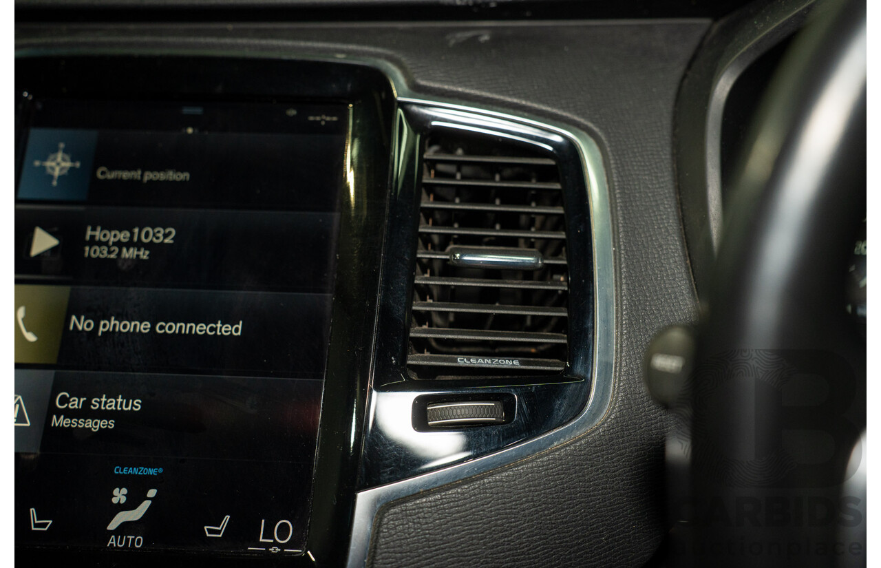 01/2016 Volvo XC90 D5 2.0 Inscription (AWD) 256 MY16 4d Wagon Ice White Turbo Diesel 2.0L