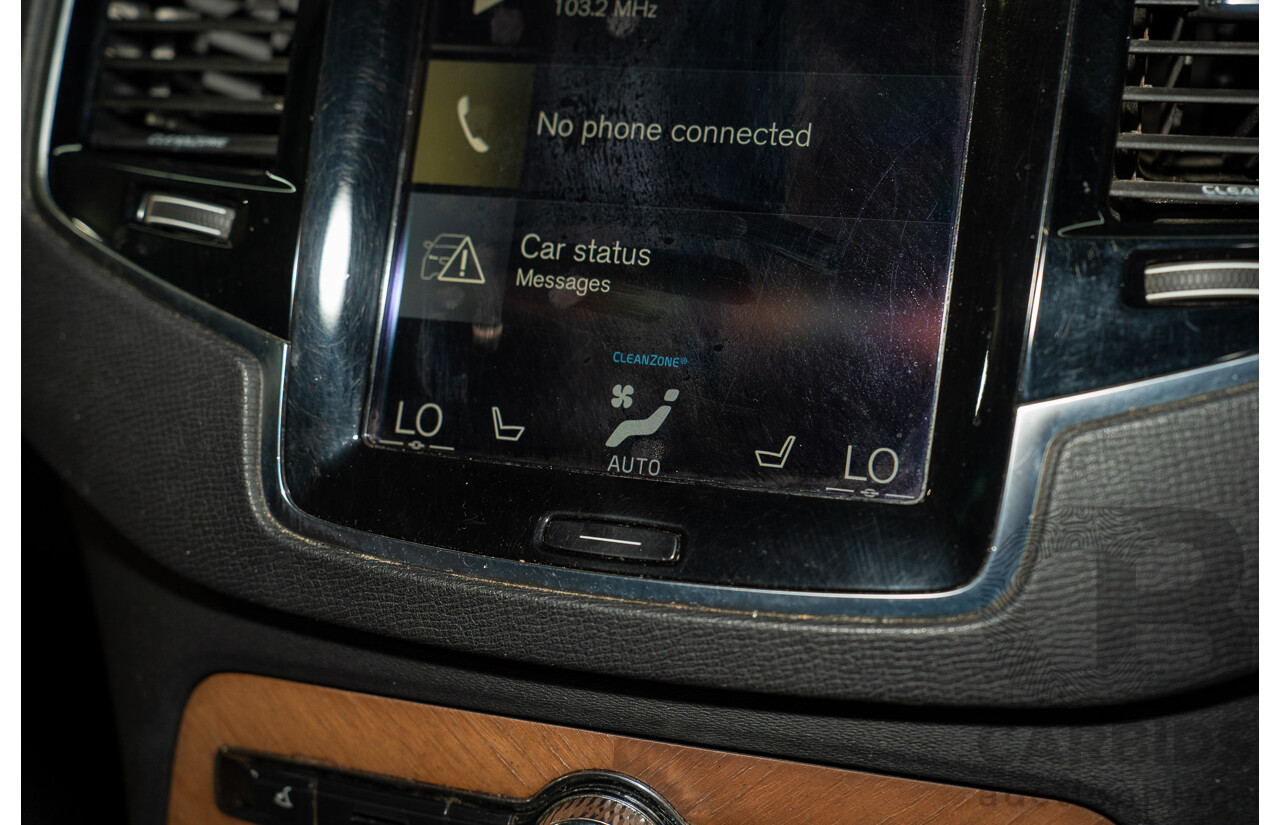 01/2016 Volvo XC90 D5 2.0 Inscription (AWD) 256 MY16 4d Wagon Ice White Turbo Diesel 2.0L