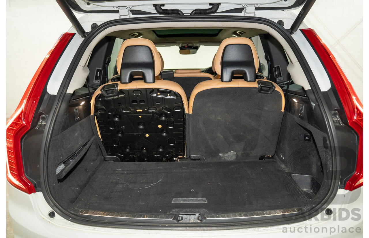 01/2016 Volvo XC90 D5 2.0 Inscription (AWD) 256 MY16 4d Wagon Ice White Turbo Diesel 2.0L