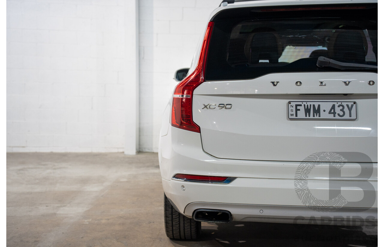 01/2016 Volvo XC90 D5 2.0 Inscription (AWD) 256 MY16 4d Wagon Ice White Turbo Diesel 2.0L