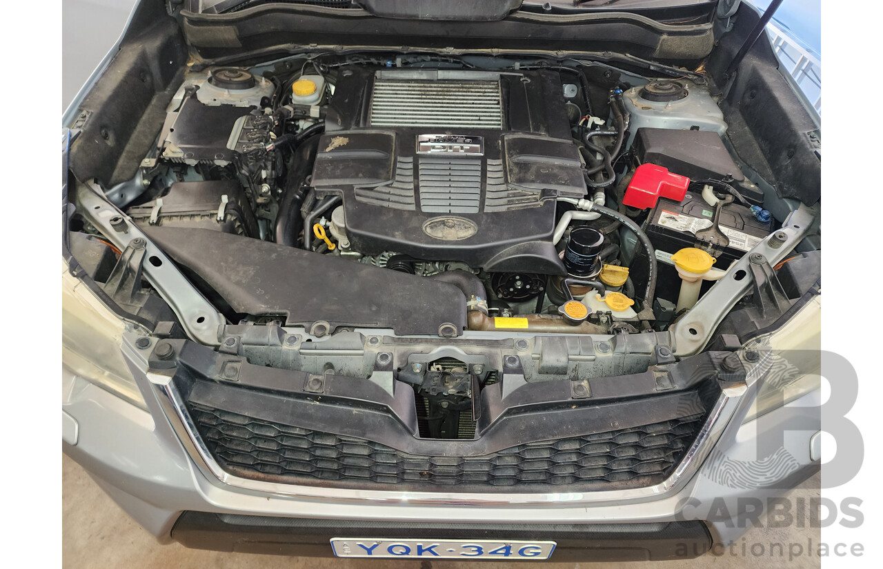 3/2014 Subaru Forester 2.0 XT Premium MY13 4d Wagon Silver 2.0L