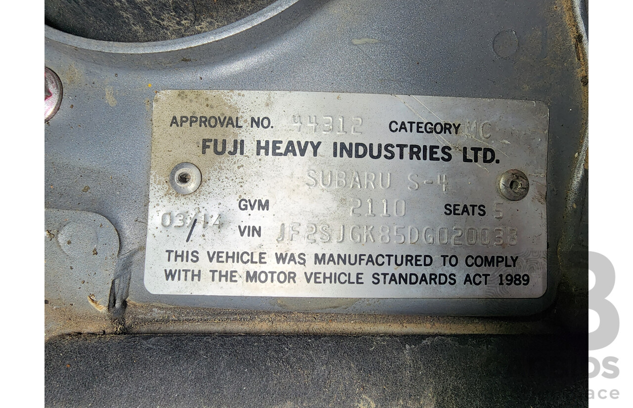 3/2014 Subaru Forester 2.0 XT Premium MY13 4d Wagon Silver 2.0L