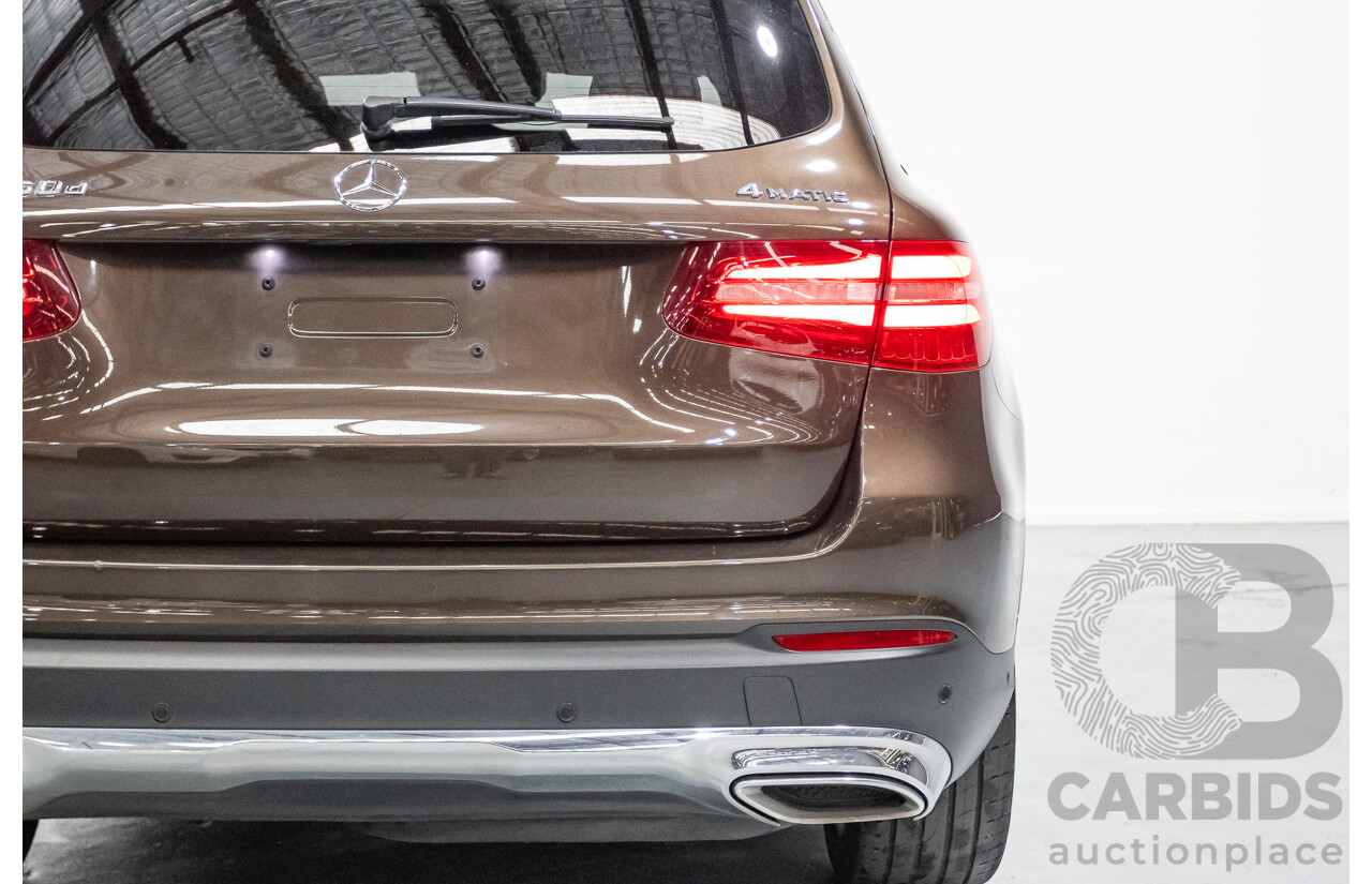 12/2015 Mercedes-Benz GLC 250d (AWD) 253 4D Wagon Dakota Brown Metallic Twin Turbo Diesel 2.1L