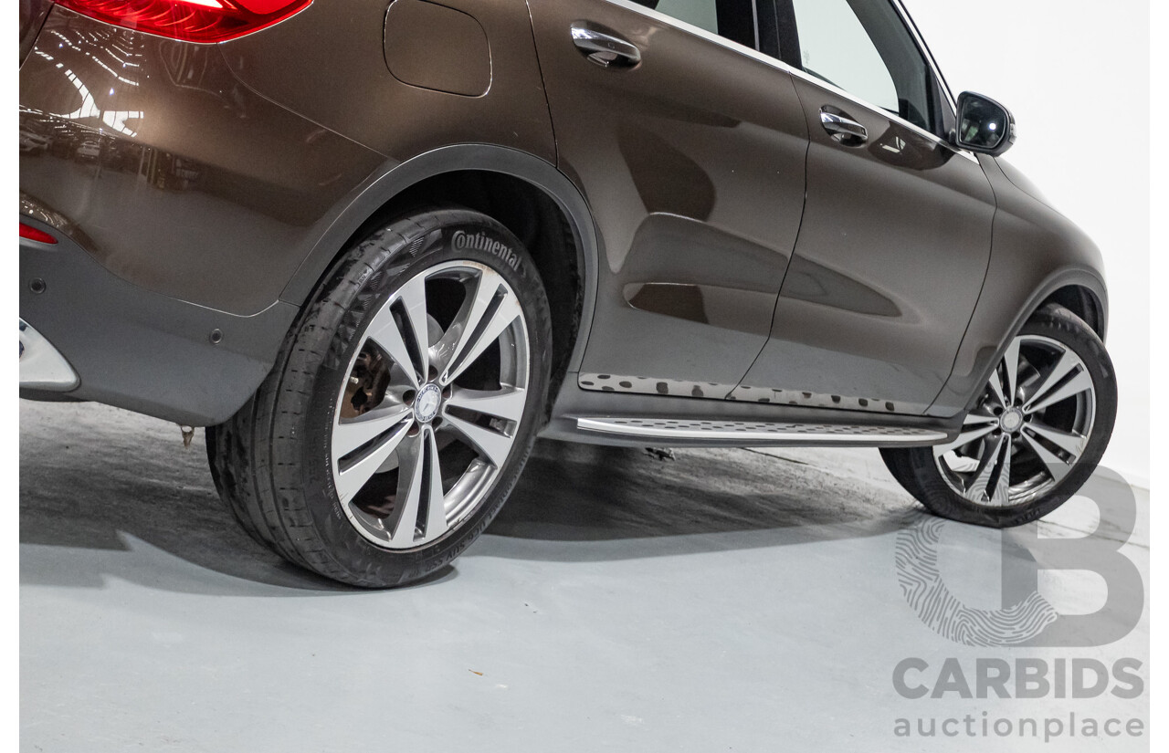 12/2015 Mercedes-Benz GLC 250d (AWD) 253 4D Wagon Dakota Brown Metallic Twin Turbo Diesel 2.1L