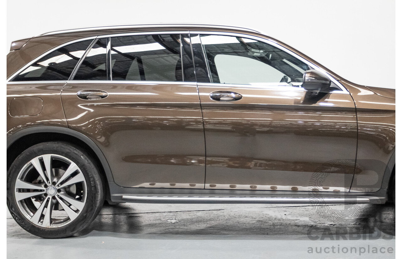 12/2015 Mercedes-Benz GLC 250d (AWD) 253 4D Wagon Dakota Brown Metallic Twin Turbo Diesel 2.1L