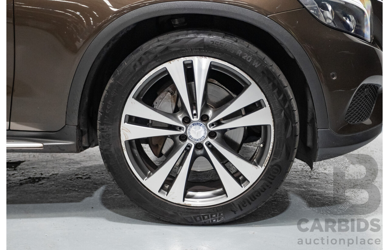 12/2015 Mercedes-Benz GLC 250d (AWD) 253 4D Wagon Dakota Brown Metallic Twin Turbo Diesel 2.1L