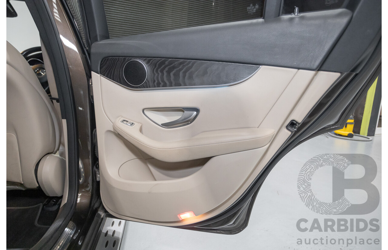 12/2015 Mercedes-Benz GLC 250d (AWD) 253 4D Wagon Dakota Brown Metallic Twin Turbo Diesel 2.1L