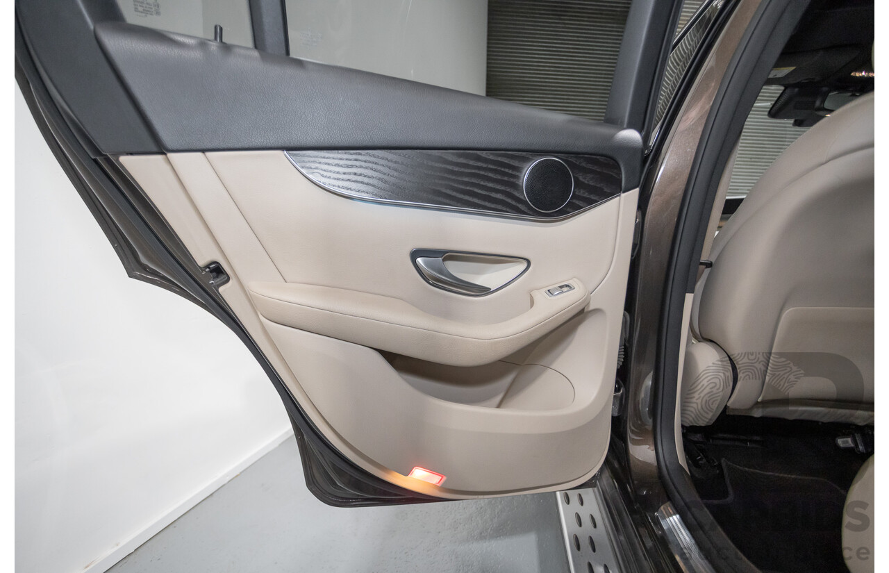 12/2015 Mercedes-Benz GLC 250d (AWD) 253 4D Wagon Dakota Brown Metallic Twin Turbo Diesel 2.1L