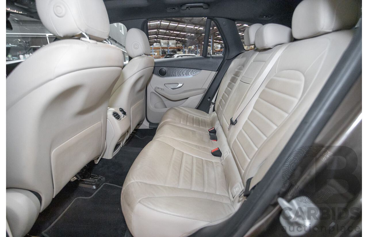 12/2015 Mercedes-Benz GLC 250d (AWD) 253 4D Wagon Dakota Brown Metallic Twin Turbo Diesel 2.1L