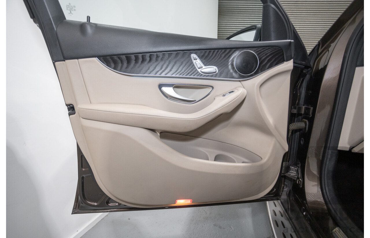 12/2015 Mercedes-Benz GLC 250d (AWD) 253 4D Wagon Dakota Brown Metallic Twin Turbo Diesel 2.1L