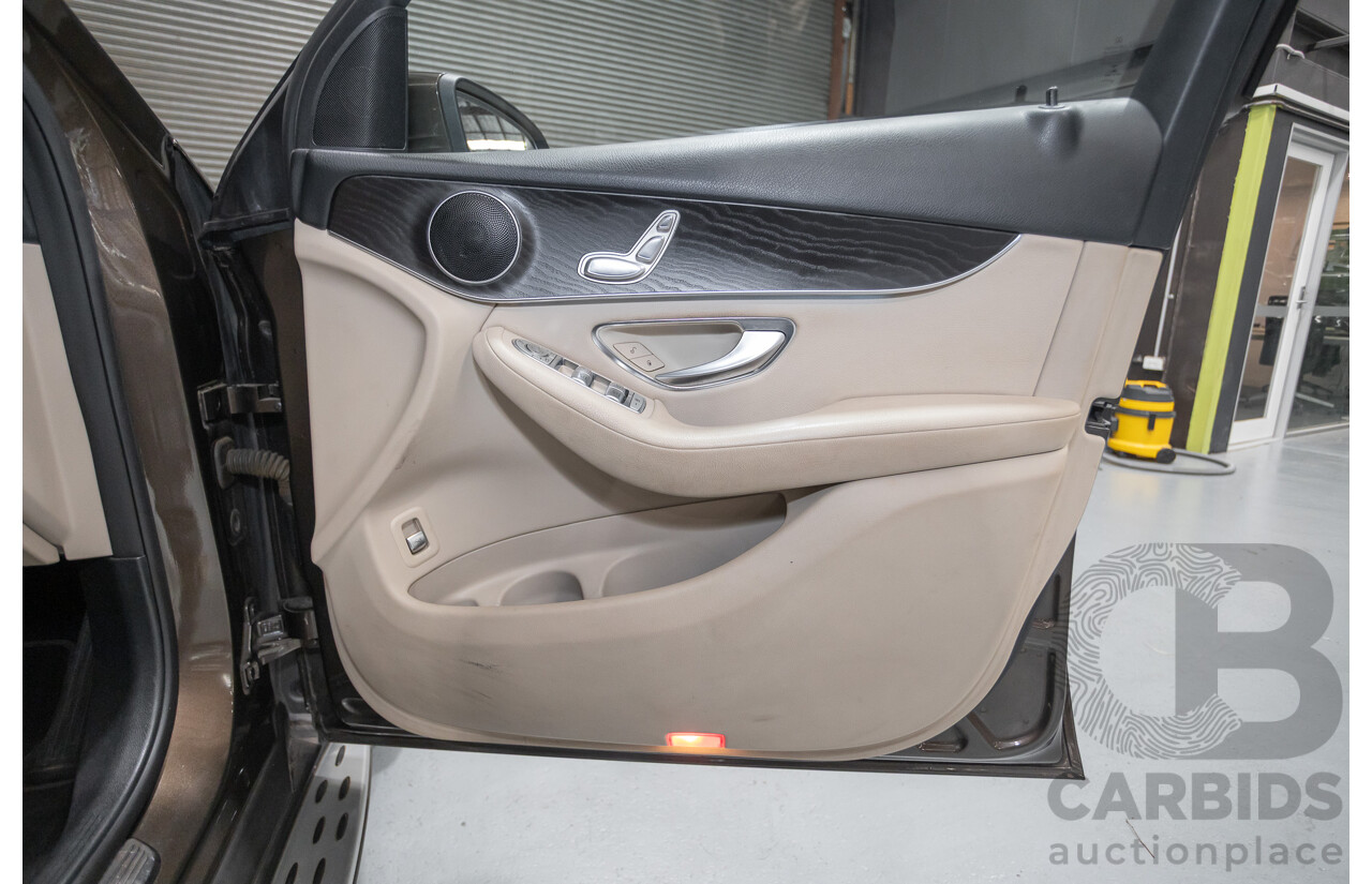 12/2015 Mercedes-Benz GLC 250d (AWD) 253 4D Wagon Dakota Brown Metallic Twin Turbo Diesel 2.1L