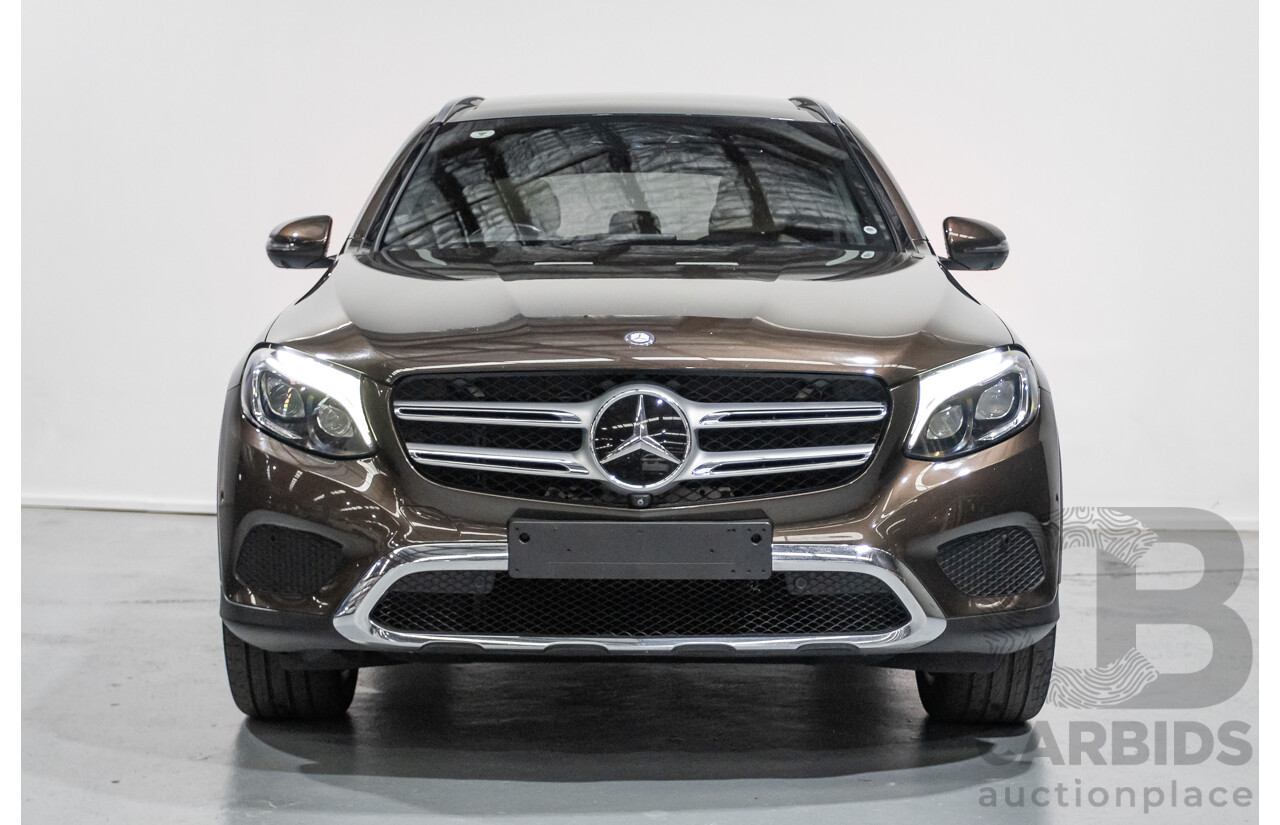 12/2015 Mercedes-Benz GLC 250d (AWD) 253 4D Wagon Dakota Brown Metallic Twin Turbo Diesel 2.1L